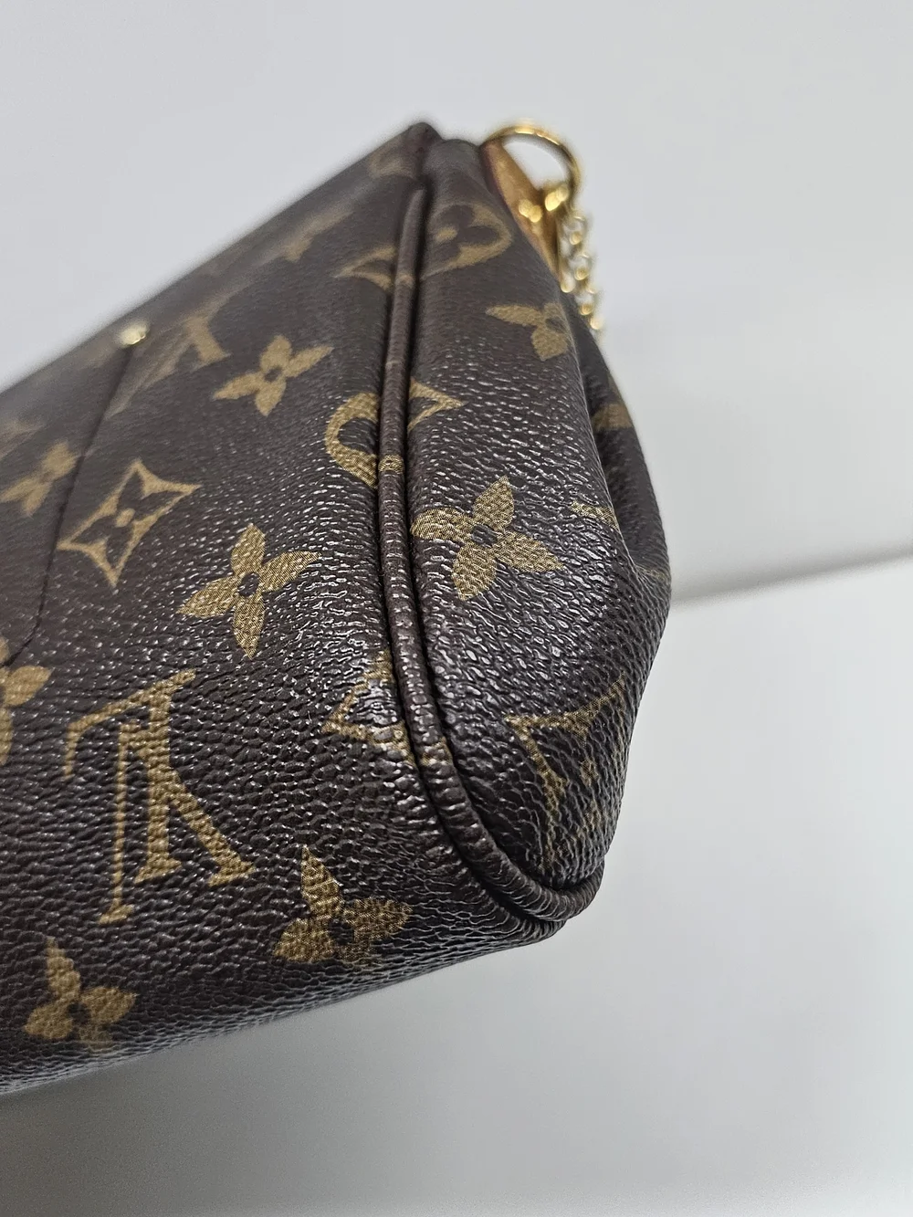 Louis Vuitton Favorite MM Monogram Canvas Crossbody Bag in Brown
